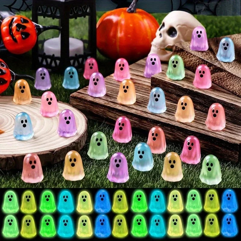 Wispo mini Luminous Ghost Resin Ornaments