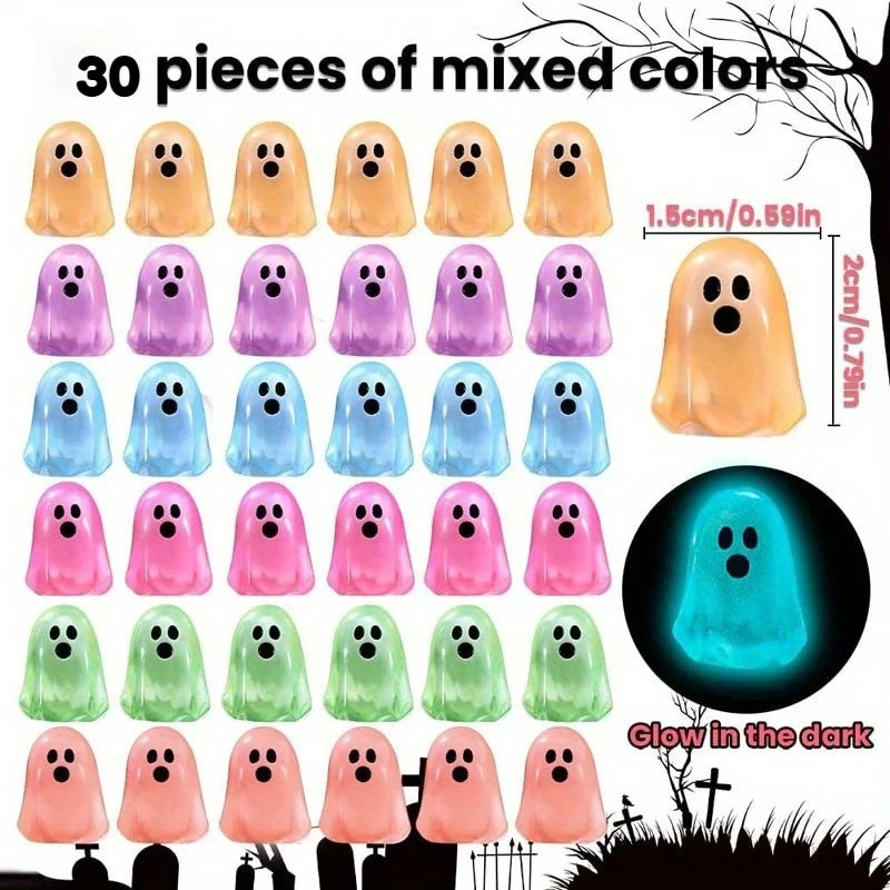 Wispo mini Luminous Ghost Resin Ornaments